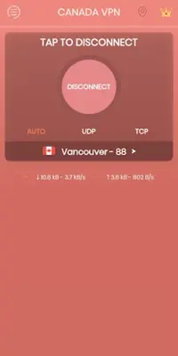 CANADA VPN android App screenshot 0